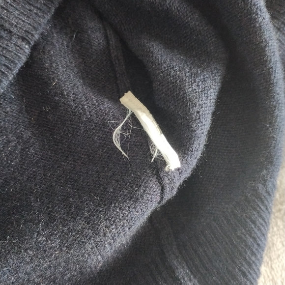 Juicy Couture Black Label Italian Cashmere Striped Sleeve  JUICY Sweater S - Picture 13 of 15